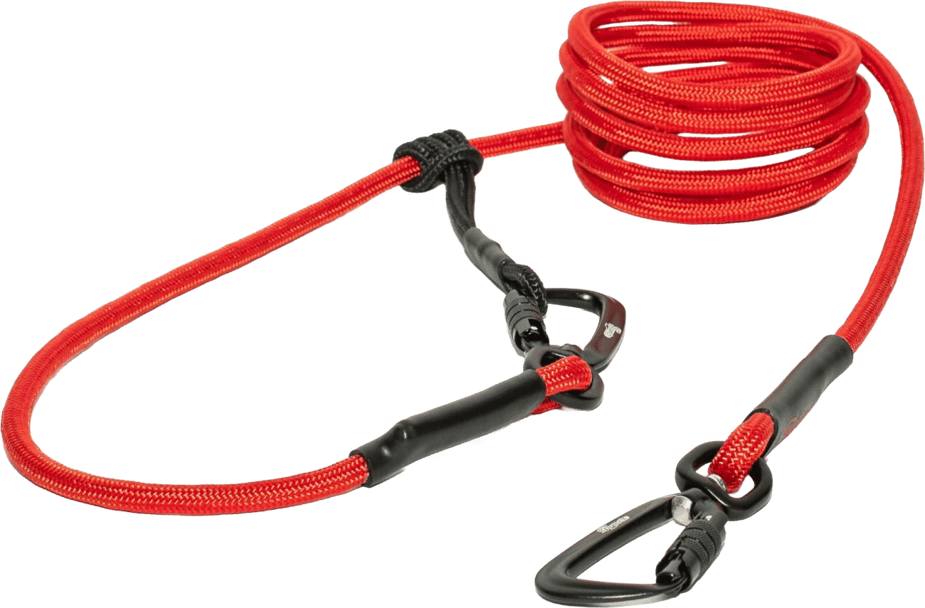 Vodítko Tamer Easylong lanové Twist 4-20 kg, 3 m červené