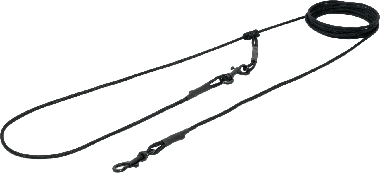 Vodítko Tamer Easylong lanové slim 2,5 m černé