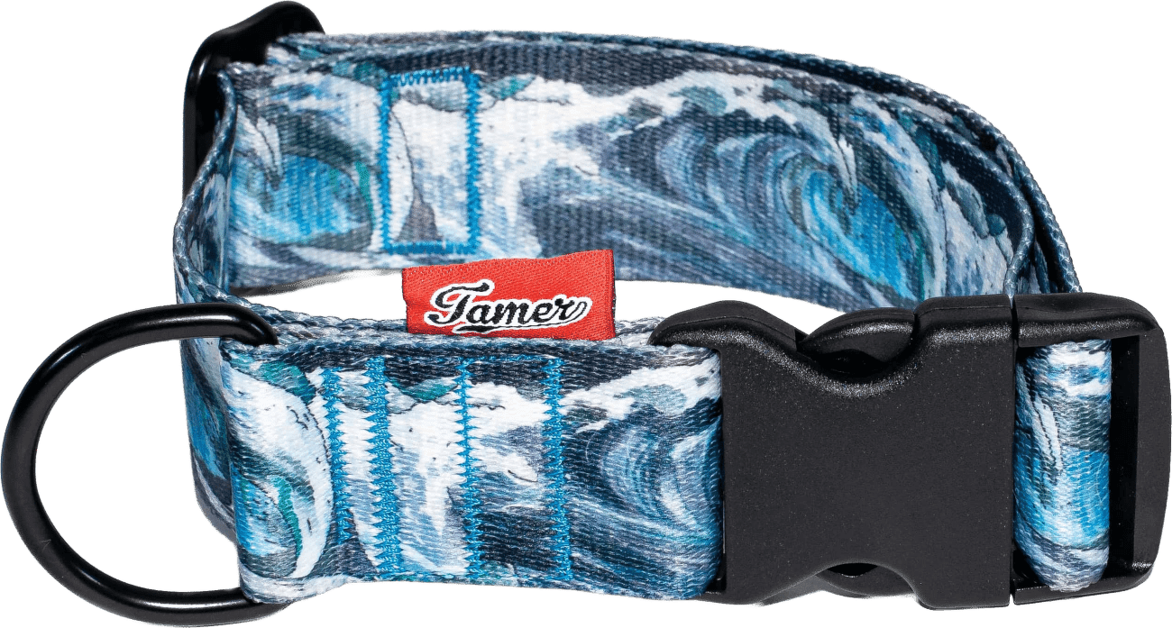 Obojek Tamer Simple Ocean Wave 4 cm 33-55 cm