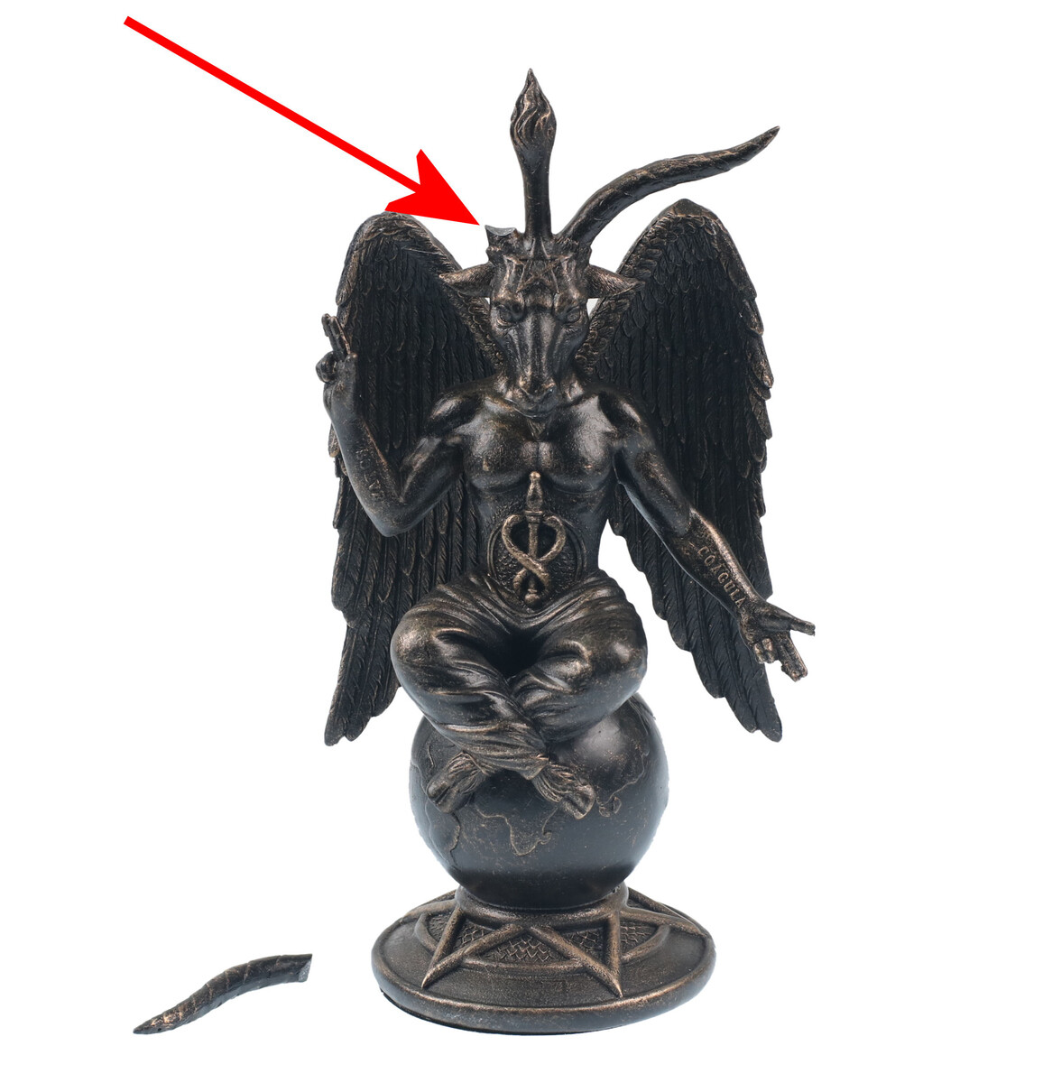 dekorace Baphomet Antiquity - NENOW - POŠKOZENÉ