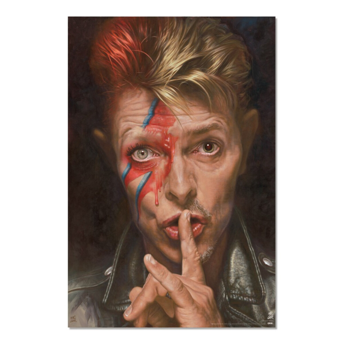plakát DAVID BOWIE - ART BY SEBASTIAN KRUGER