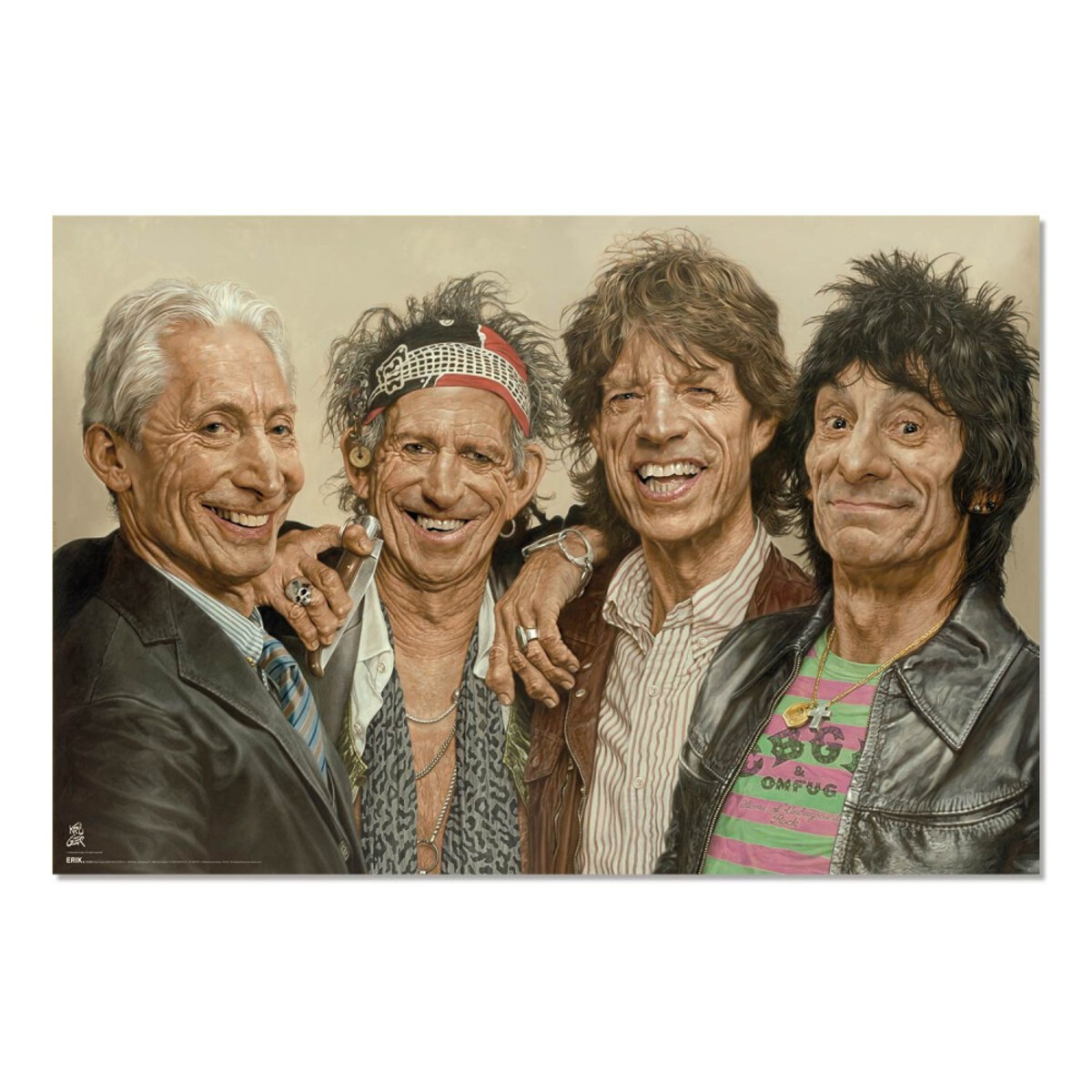plakát ROLLING STONES - ART BY SEBASTIAN KRUGER
