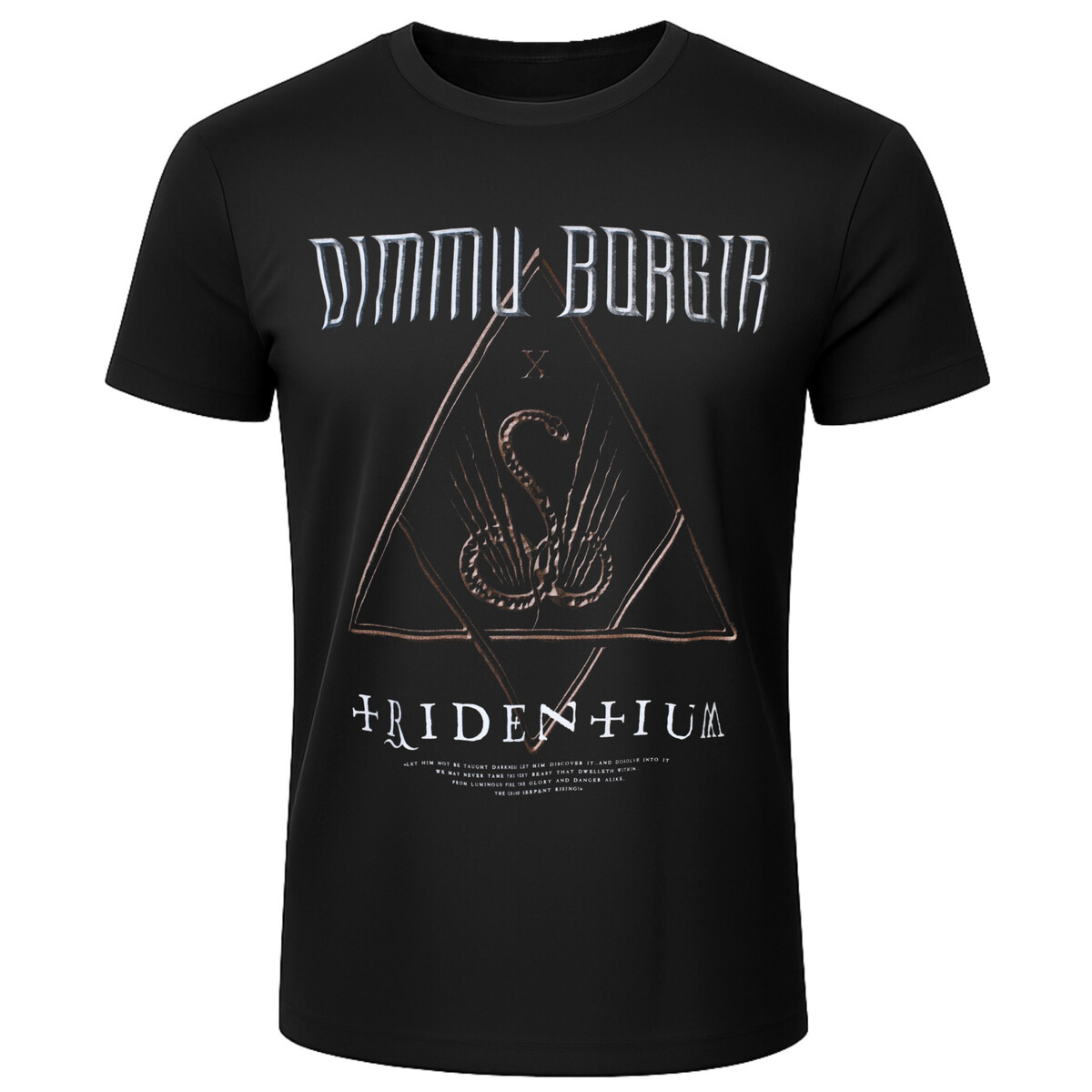 pánské tričko DIMMU BORGIR - TRIDENTIUM - černé - PLASTIC HEAD S