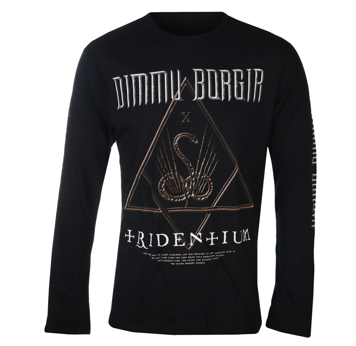 pánské tričko s dlouhým rukávem DIMMU BORGIR - TRIDENTIUM - černé - PLASTIC HEAD S