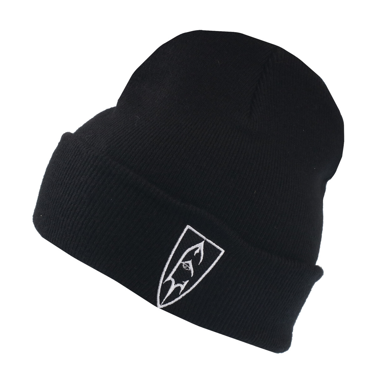 beanie čepice EMPEROR - E LOGO - černá - PLASTIC HEAD