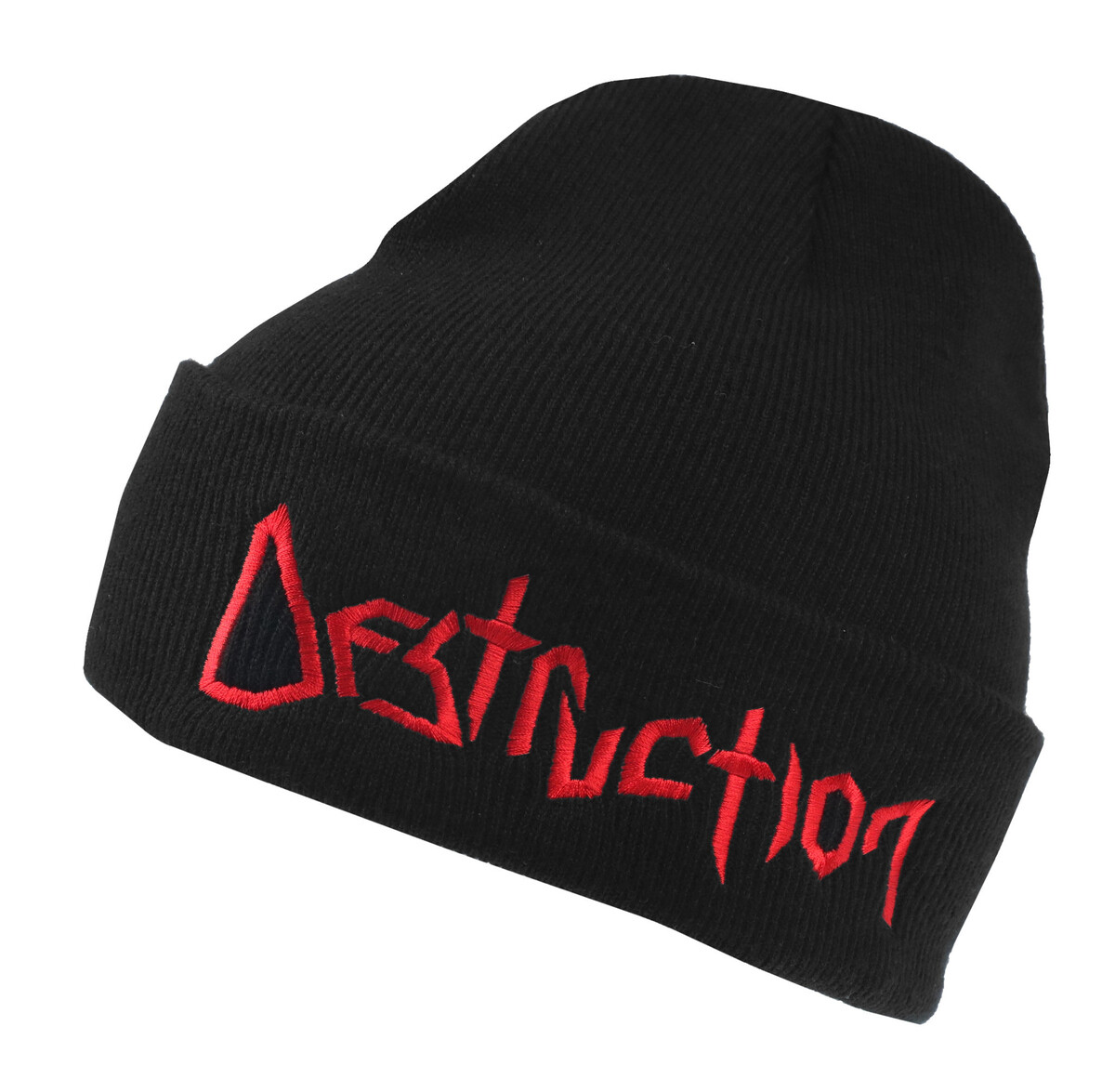 beanie čepice DESTRUCTION - LOGO - černá - PLASTIC HEAD