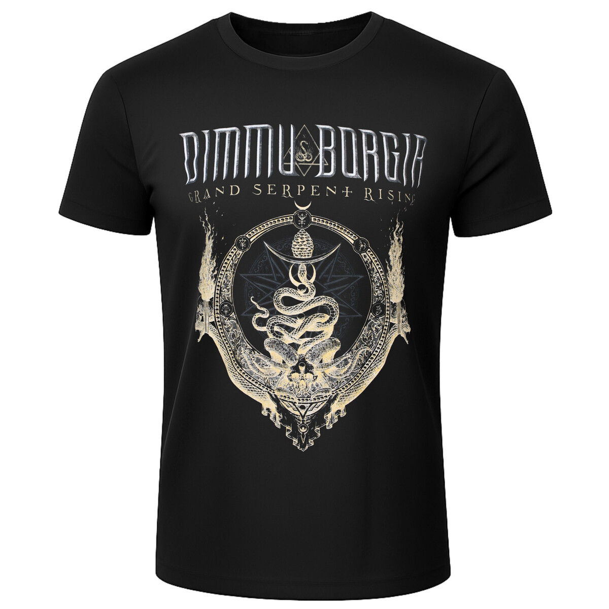 pánské tričko DIMMU BORGIR - GRAND SERPENT RISING - černé - PLASTIC HEAD S