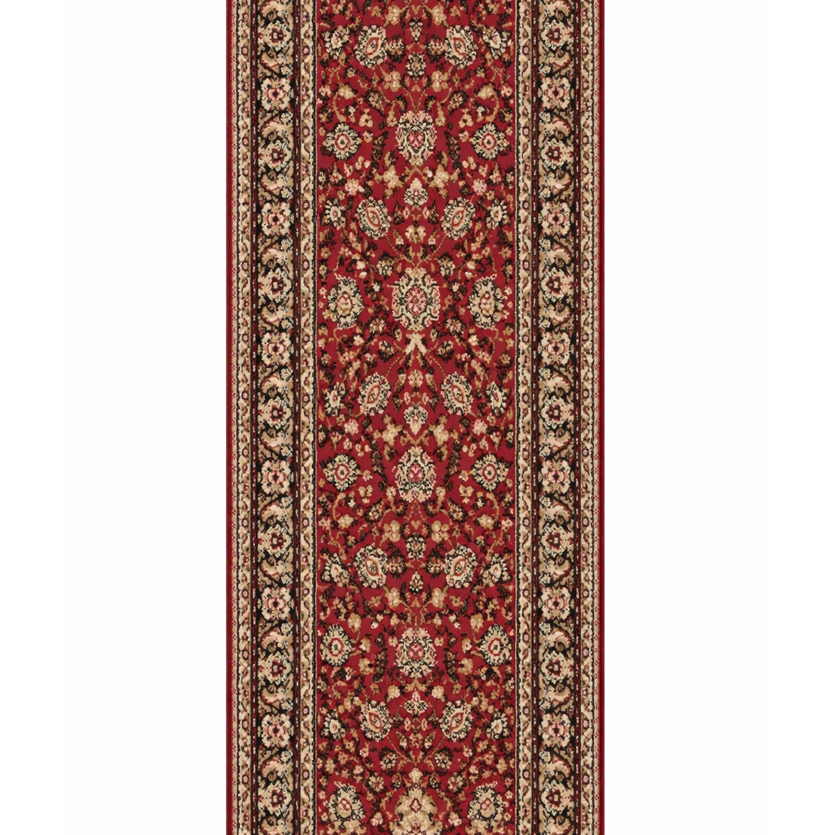 AKCE: 130x100 cm Běhoun na míru Samira New 12003-023 red - obšitý ze všech stran, červená, chodba / předsíň, Weltom