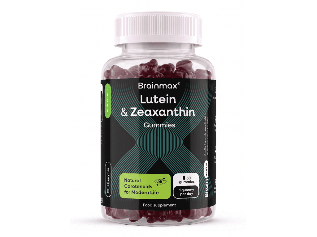 BrainMax® Lutein & Zeaxanthin Gummies, 60 bonbónů