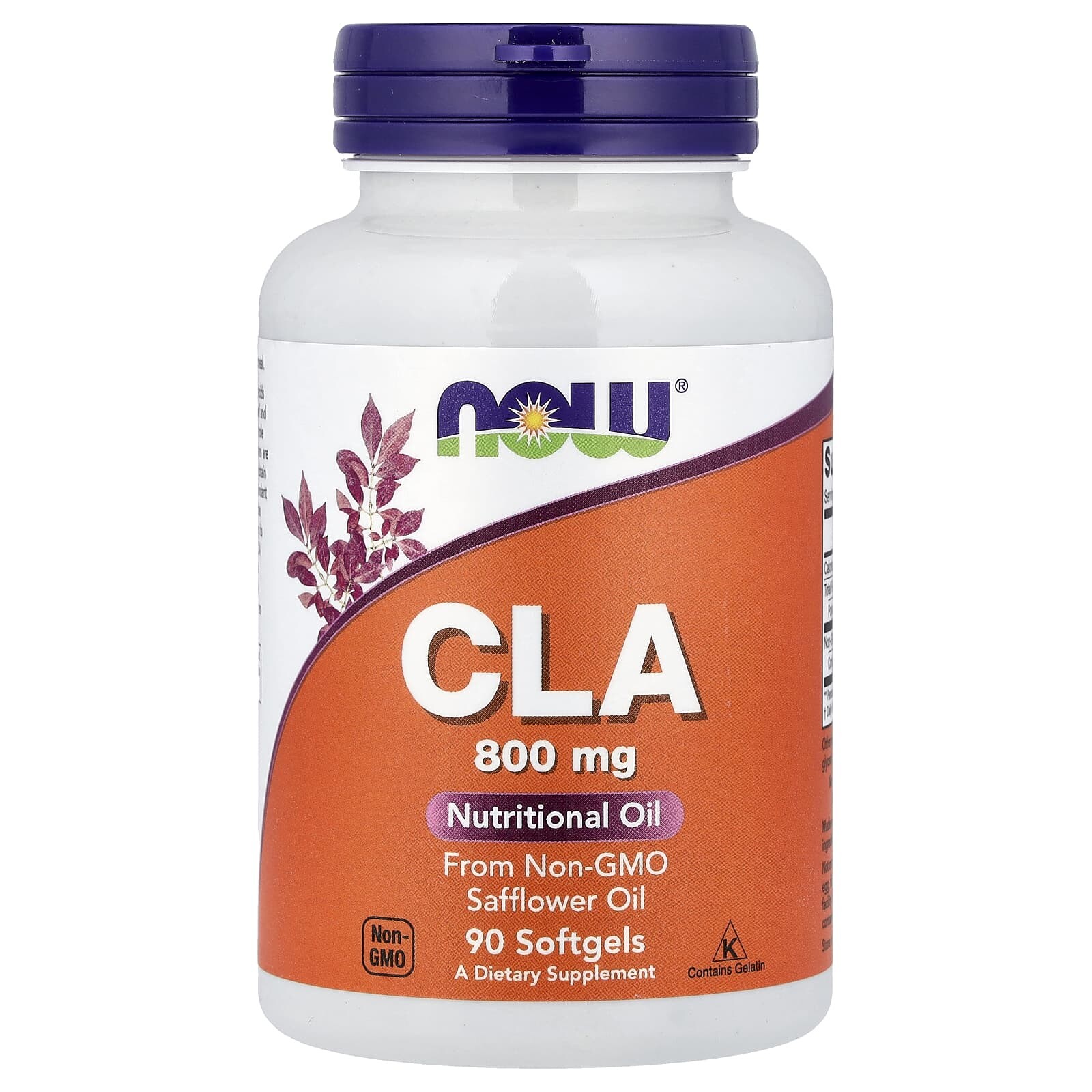 Now® Foods NOW CLA, 800 mg, 90 softgelových kapslí