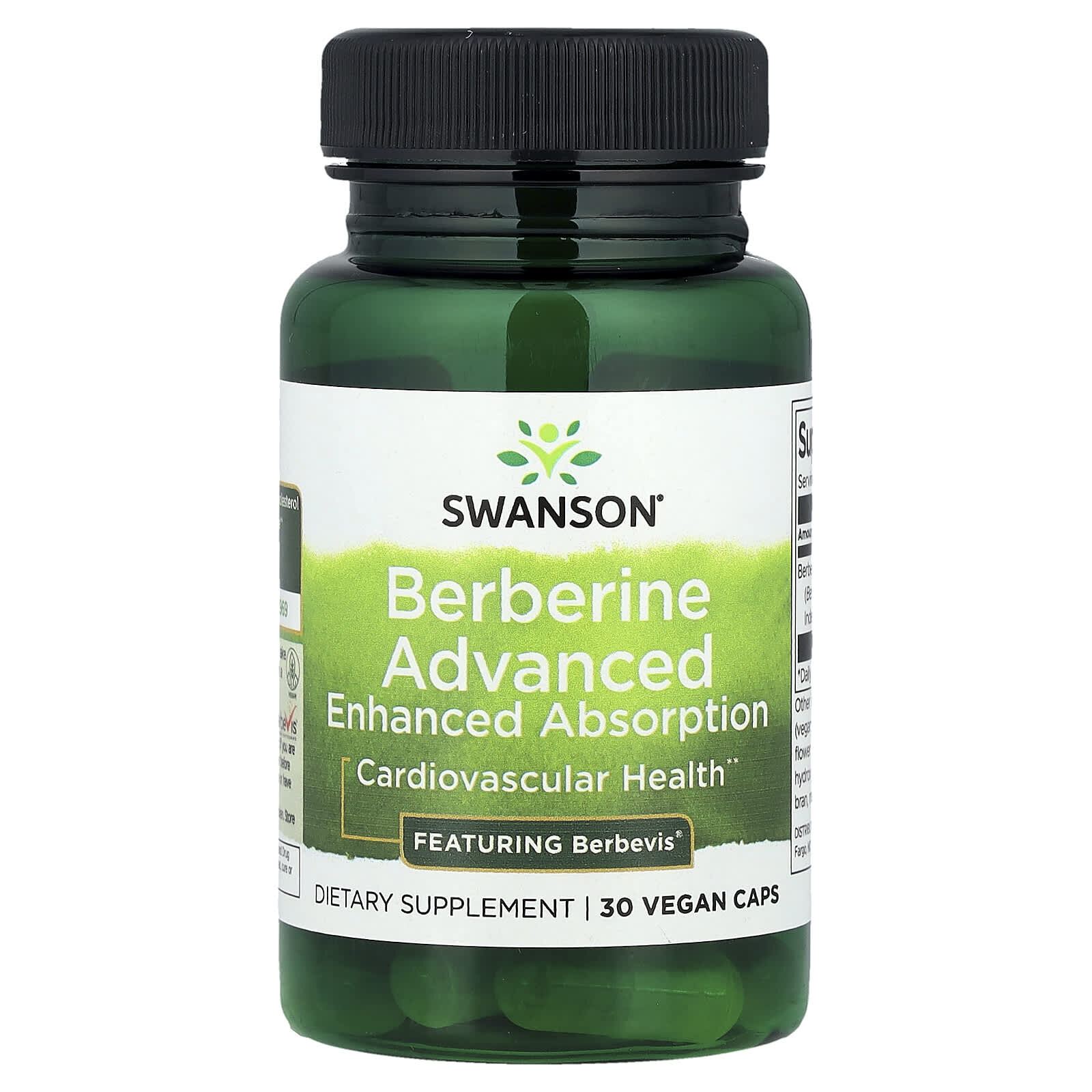 Swanson Berberin Advanced Berbevis® 550 mg, 30 rostlinných kapslí