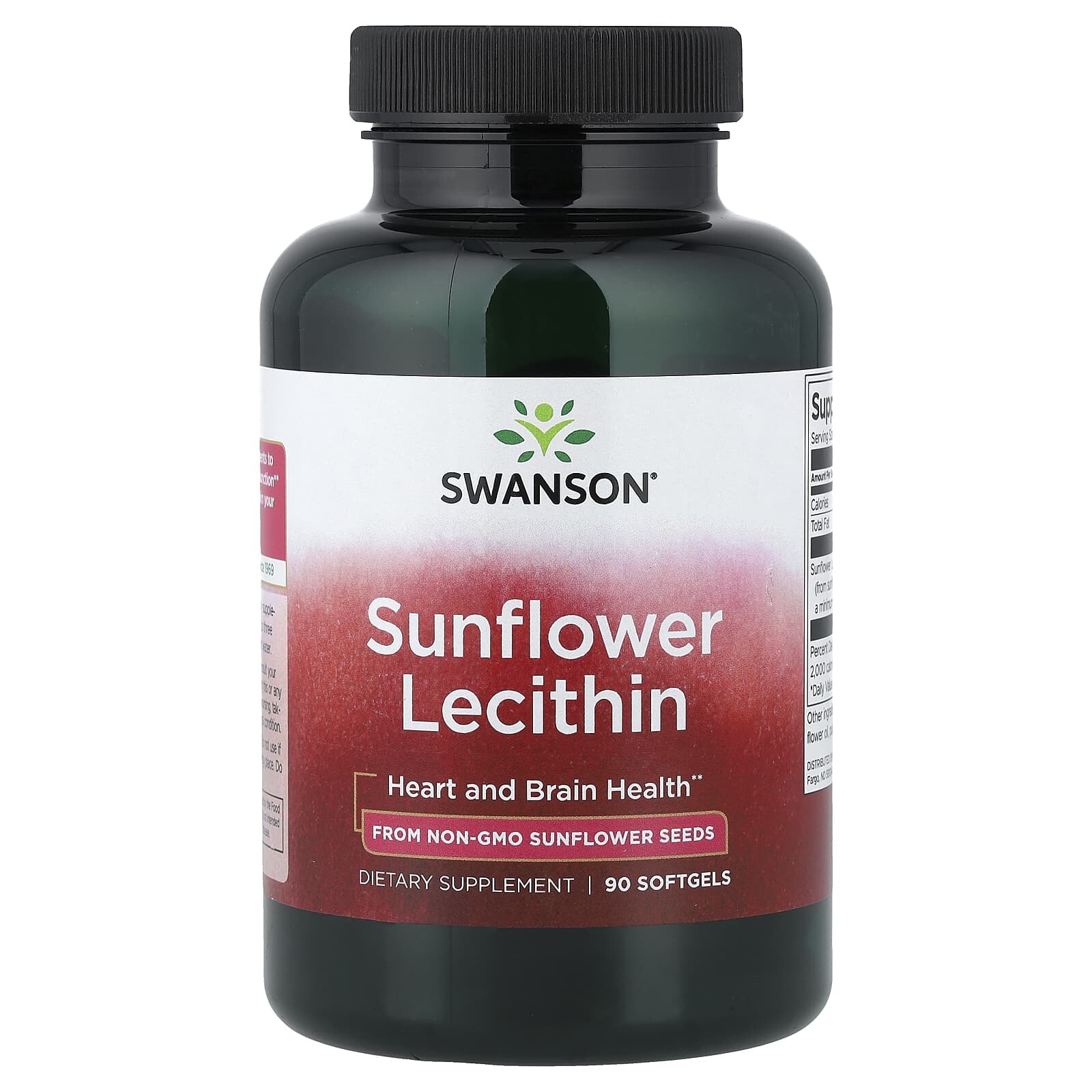 Swanson Slunečnicový lecitin 1200 mg, 90 softgelových kapslí