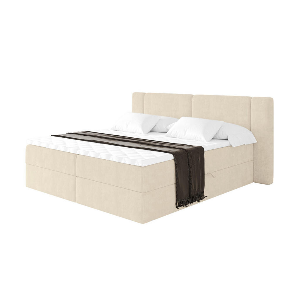 ALTDECOR POSTEL boxspring s matrací H3 - EVON - 180x200 cm Béžová