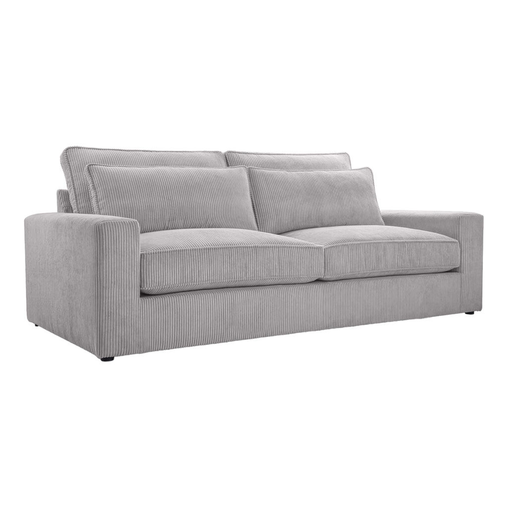Fedve SOFA MIRELLA Bez funkce spaní, Světle šedá