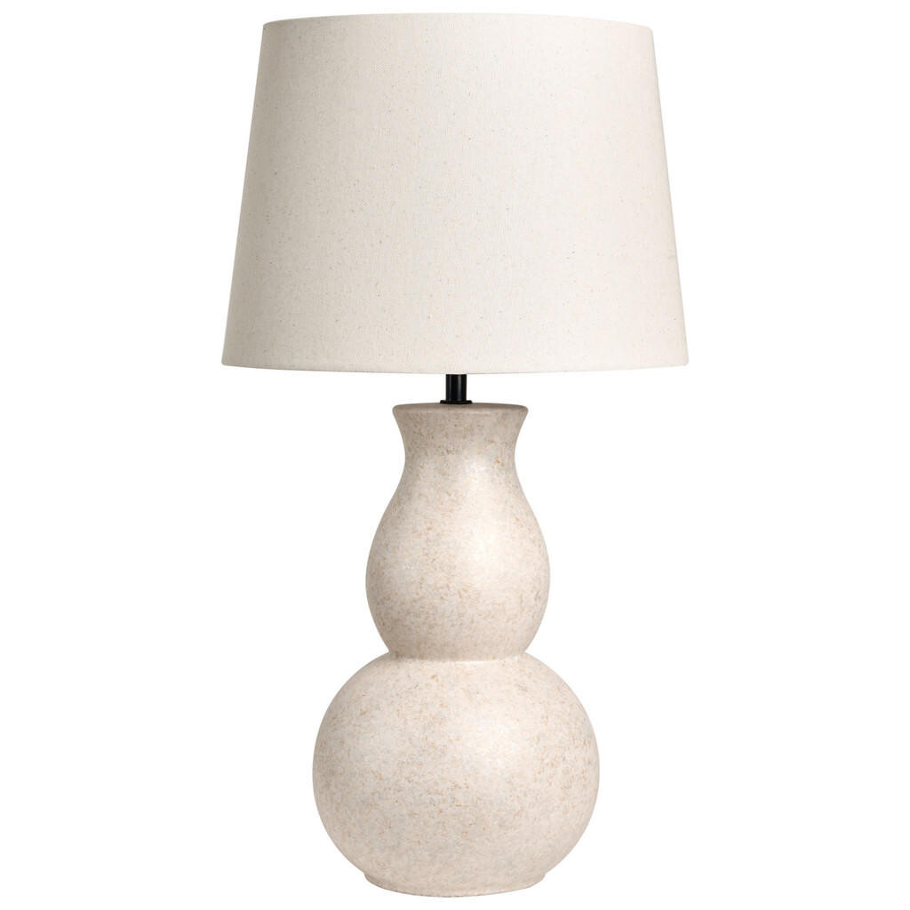 Beliani STOLNÍ LAMPA Béžová Charges