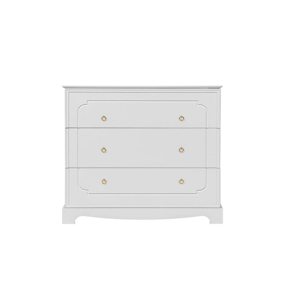 RAUMHIRSCH FURNITURE DĚTSKÁ KOMODA Royal – rustikální elegance a funkčnost, bílá