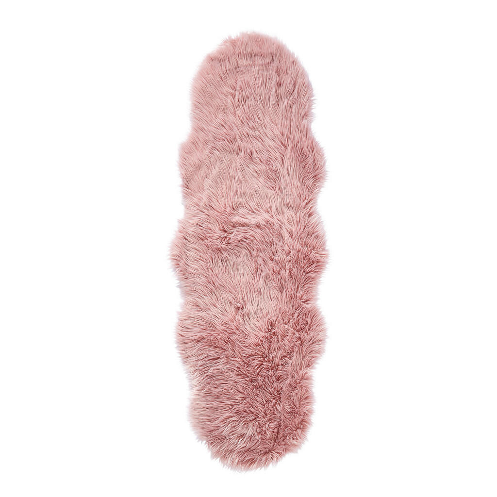 Ambia Home UMĚLÁ KOŽEŠINA, 60/180 cm, růžová