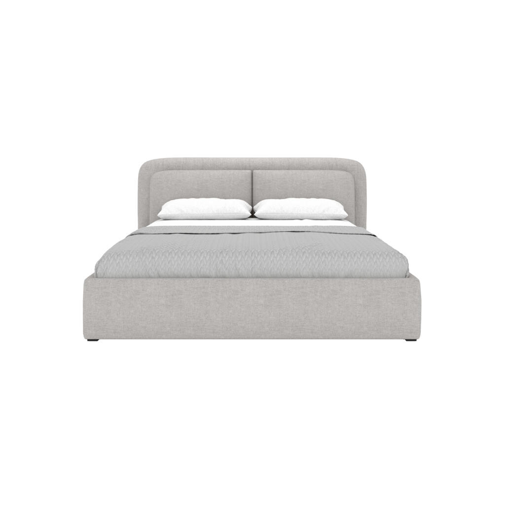 Fedve POLŠTÁŘOVÁ POSTEL SKALO 200x200 cm, taupe