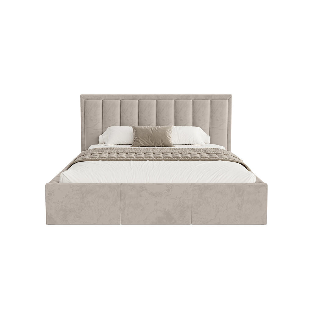 Fedve POLSTEROVÁ POSTEL SITIA 140x200 cm, Taupe