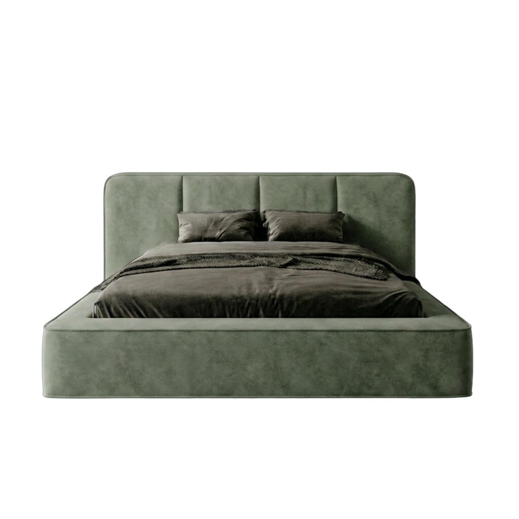 Fedve POLSTR BED RANDELA 140x200 cm, Zelená