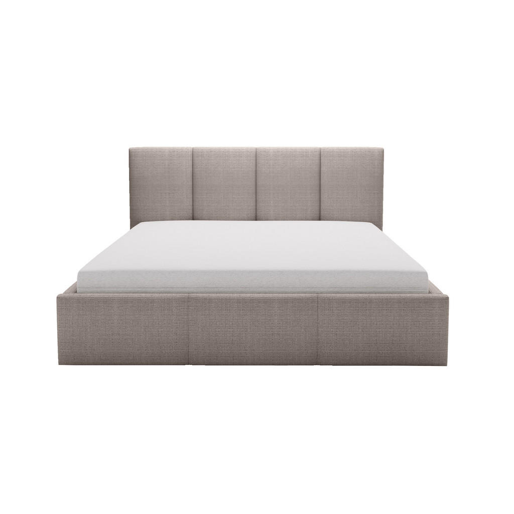 Fedve POLŠTÁŘOVÁ POSTEL Celano Slim 120x200 cm, Taupe
