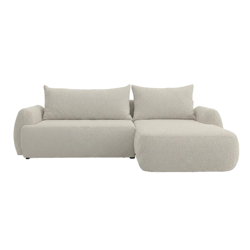 Fedve ROHOVÁ SOFA MUNDUK II s funkcí spaní, Béžová