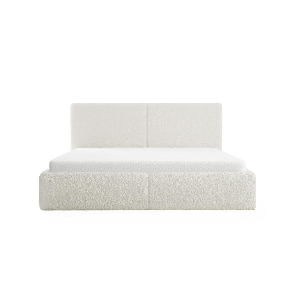 Fedve POLSTEROVÁ POSTEL Riberia Slim 200x200 cm, Krémová