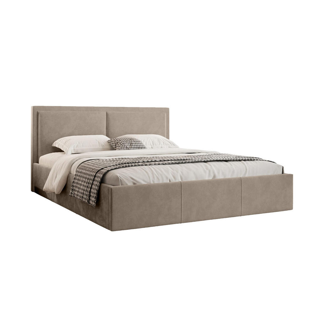 Fedve POLSTROVACÍ POSTEL Osterne II 160x200 cm, Taupe