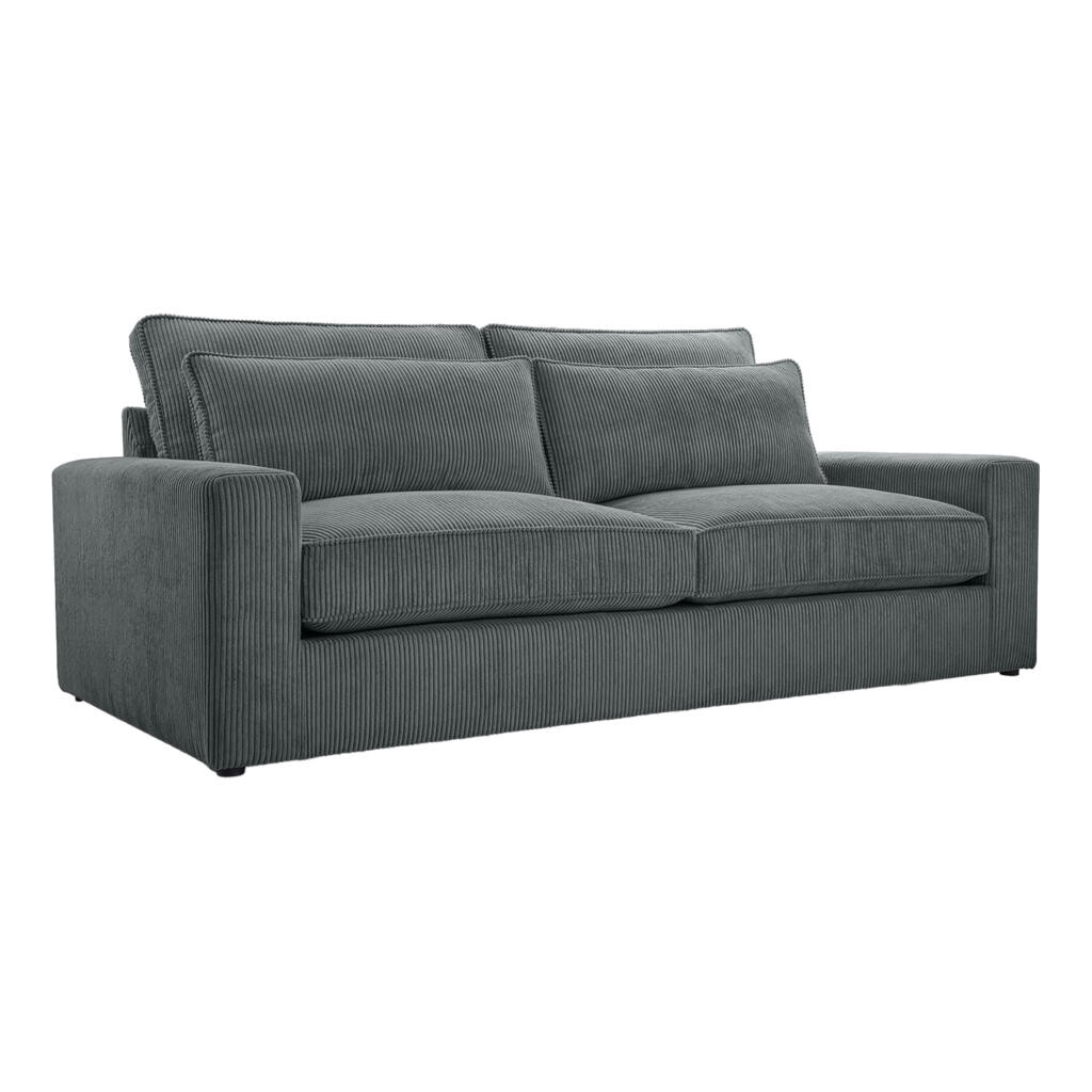 Fedve SOFA MIRELLA Bez spací funkce, Tmavě šedá