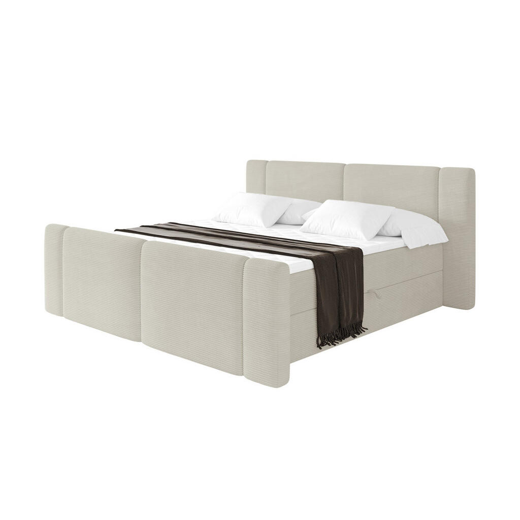 ALTDECOR POSTEL boxspring s matrací H3 - EVON Zanozek - 140x200 cm Krémová