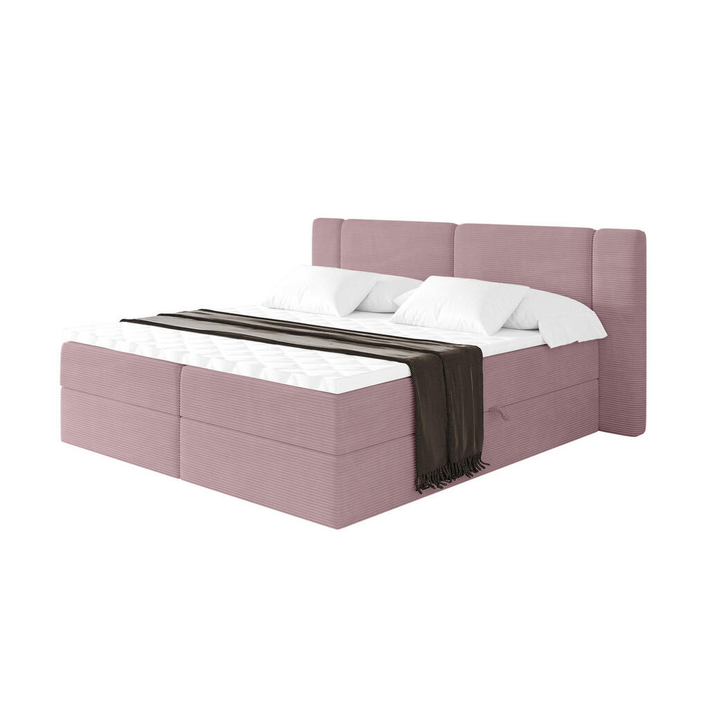ALTDECOR POSTEL boxspring s matrací H4 - EVON - 120x200 cm Růžová
