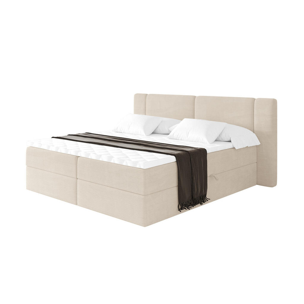 ALTDECOR POSTEL boxspring s matrací H4 - EVON - 180x200 cm Béžová
