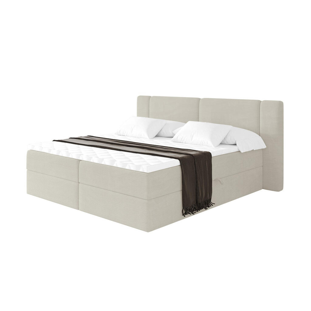 ALTDECOR POSTEL boxspring s matrací H3 - EVON - 140x200 cm Krémová