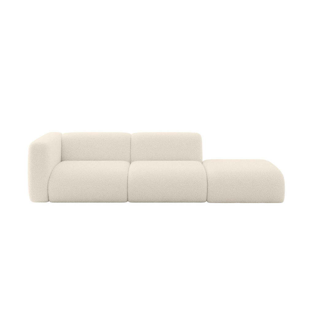 ALTDECOR POHOVKA S LEVOU OTOMANOU MIRA-S3 296x89x70 Béžová Bouclé