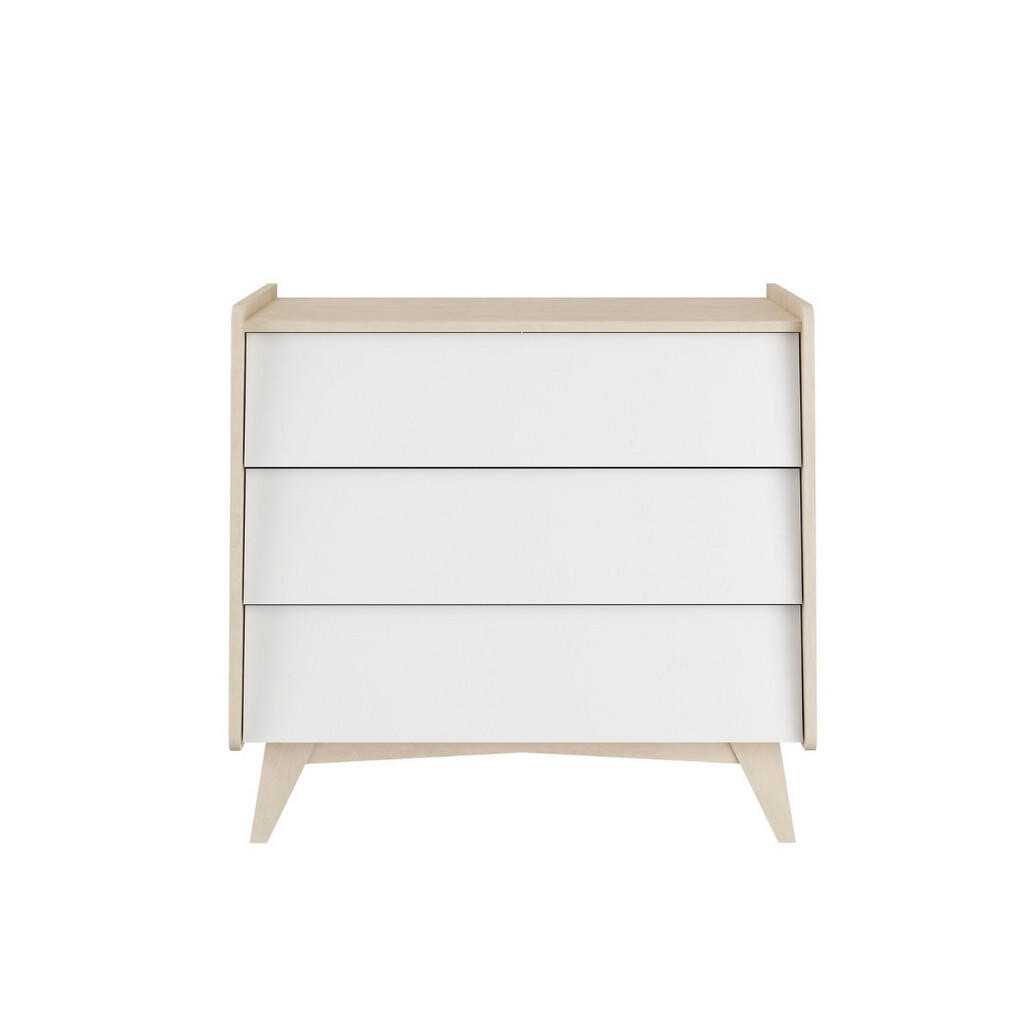 RAUMHIRSCH FURNITURE DĚTSKÁ KOMODA SoSixty – rustikální elegance a funkčnost, bílá