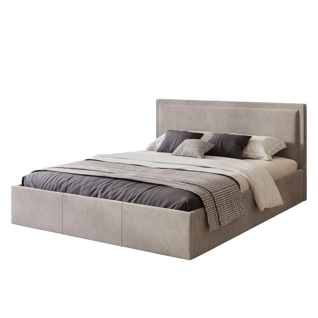 Fedve POLŠTÁŘOVÁ POSTEL Osterne 120x200 cm, taupe