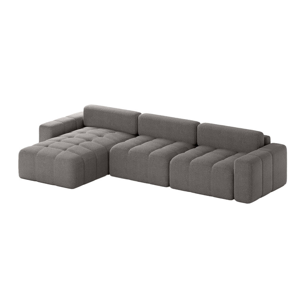 Fedve ROHOVÁ SOFA RIFU SO s rozkládací funkcí, grafit