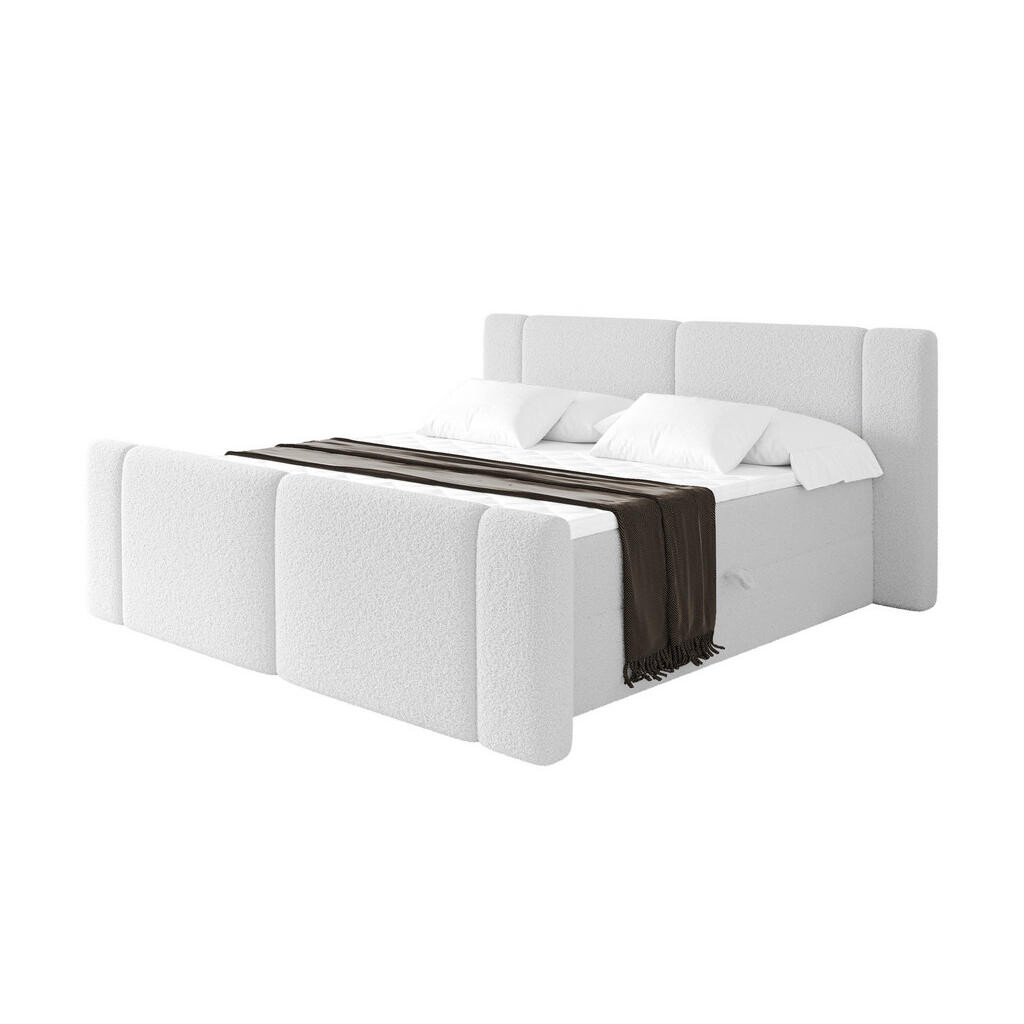 ALTDECOR POSTEL boxspring s matrací H3 - EVON Zanozek - 120x200 cm Bílá