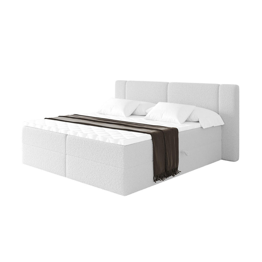 ALTDECOR POSTEL boxspring s matrací H4 - EVON - 160x200 cm Bílá