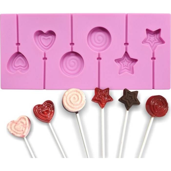 Silikonová forma na lízátka 5x11cm - Cakesicq - Cakesicq