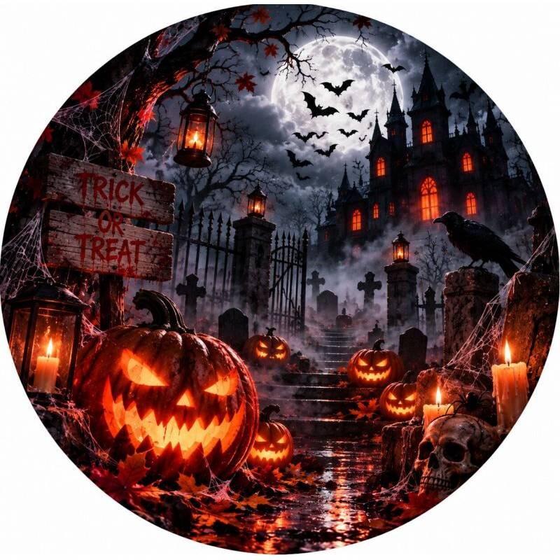 Jedlý papír Strašidelný halloween 19,5cm - PICTURE - PICTURE