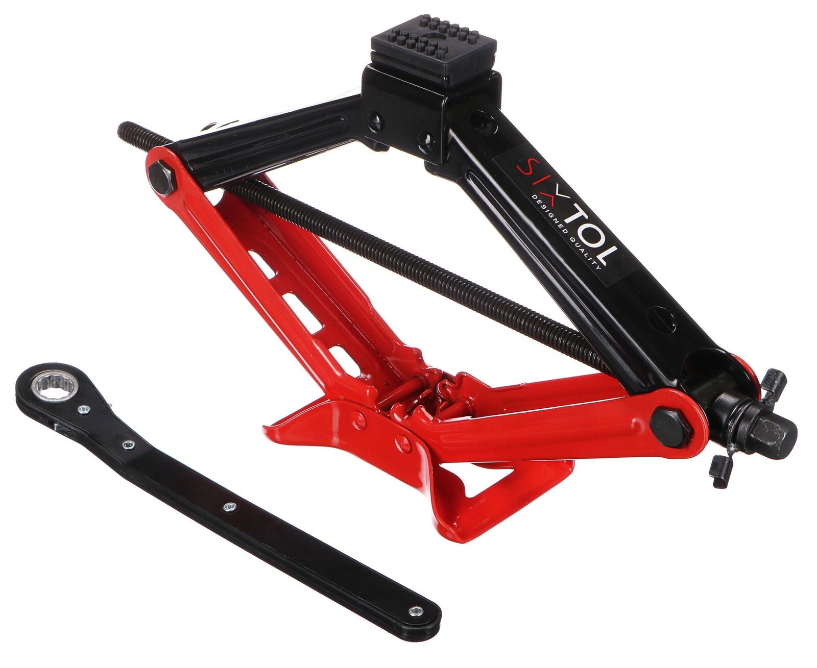 Nůžkový zvedák s ráčnou SX SCISSOR JACK 1,5T - poškozený obal SIXTOL