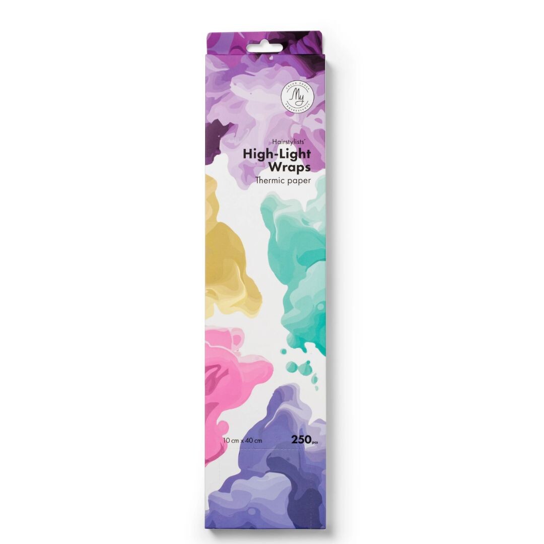 My Professional HighLight Wraps - poloprůhledné fólie na melírovací techniky (250 ks / bal), 8838 - 10 x 40 cm