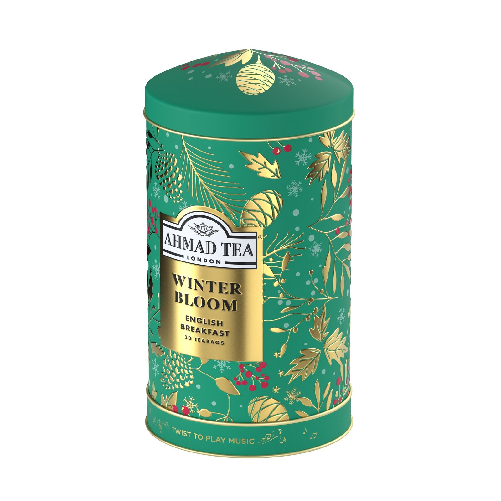 Ahmad Tea | Winter Bloom Music Caddy | 30 alu sáčků