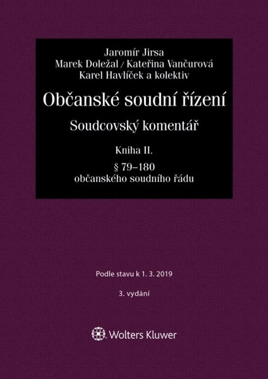 Občanské soudní řízení Kniha II.