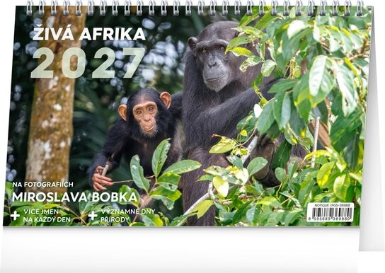Živá Afrika 2027 - stolní kalendář