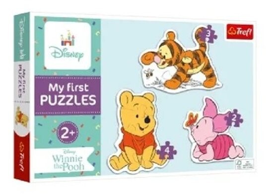 Baby puzzle Medvídek Pú 3v1