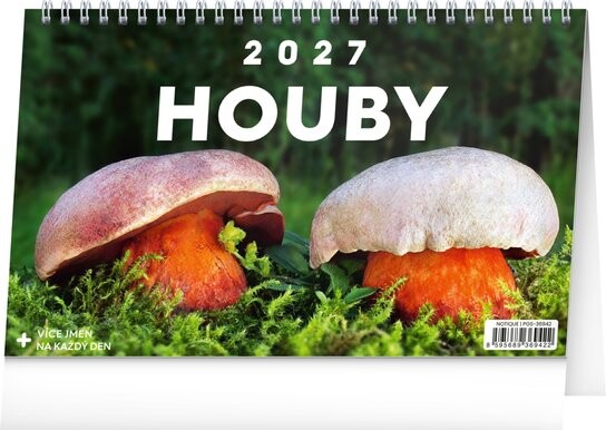 Houby 2027 - stolní kalendář