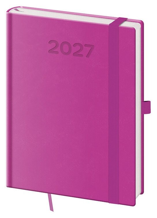 Denní diář 2027 B6 Print Pop fialový