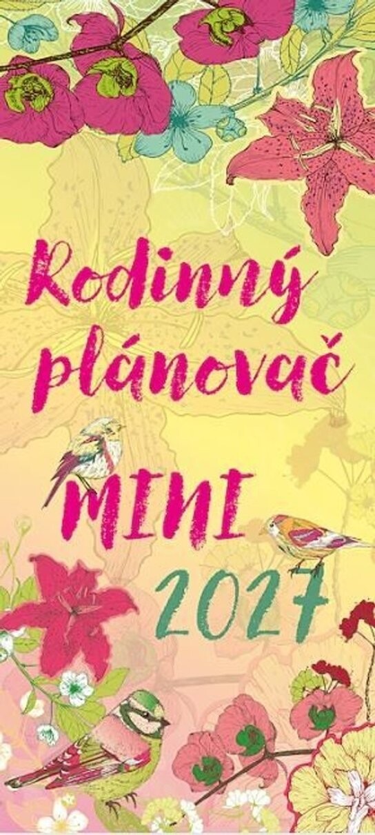 MINI rodinný plánovač 2027 - nástěnný kalendář